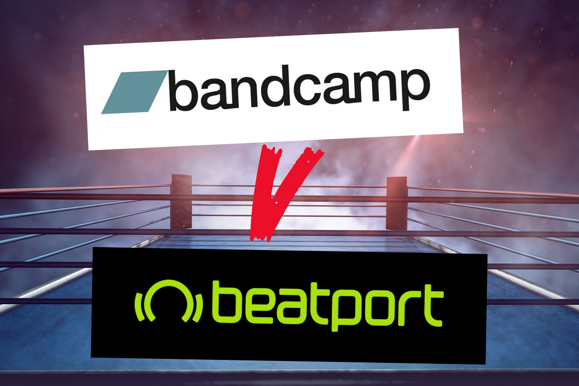Bandcamp vs Beatport - Clash of the Titans - Bandtheme